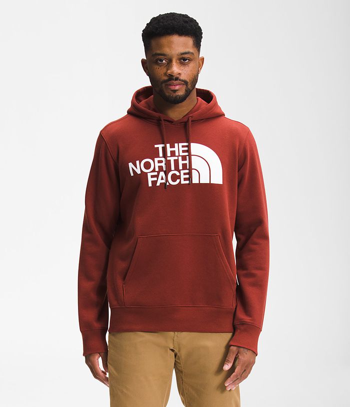 Sudadera Con Capucha The North Face Hombre Half Dome Pullover Rojas Oscuro - Peru 54963BKHV